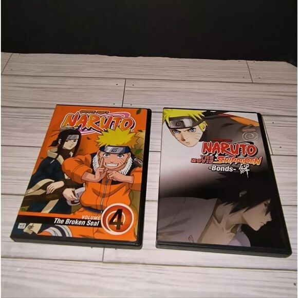 SHONEN JUMP - Naruto Shippuden Bonds The Movie & The Broken Seal Vol. 4 DVD Set - Picture 1 of 7